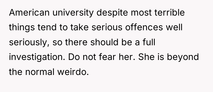 American university despite most terrible things tend to take serious...