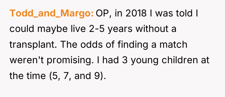 Todd_and_Margo OP, in 2018 I was told I could maybe...