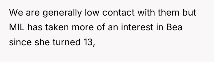 We are generally low contact with them but MIL has...