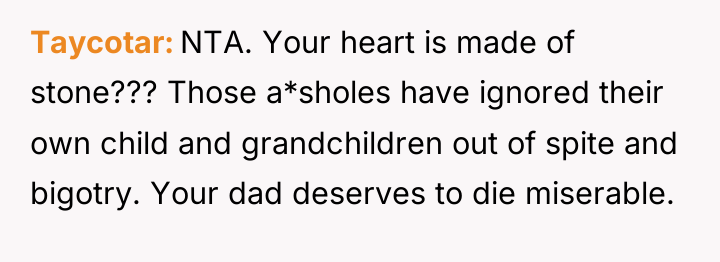 Taycotar NTA. Your heart is made of stone??? Those a*sholes...