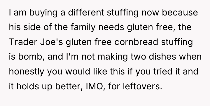 I am buying a different stuffing now because his side...