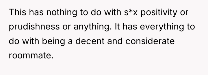 This has nothing to do with s*x positivity or prudishness...
