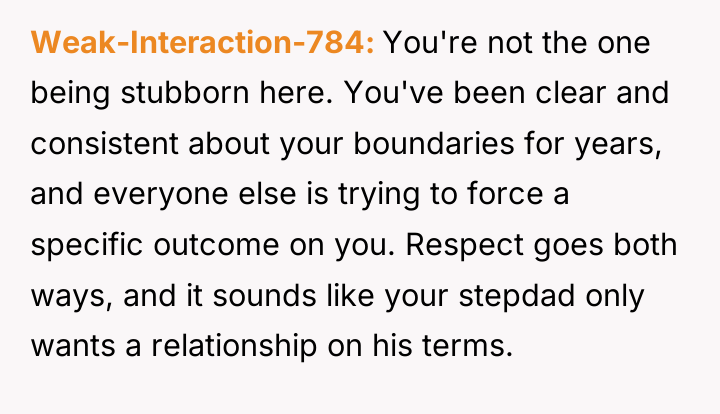 Weak-Interaction-784 You're not the one being stubborn here. You've been...