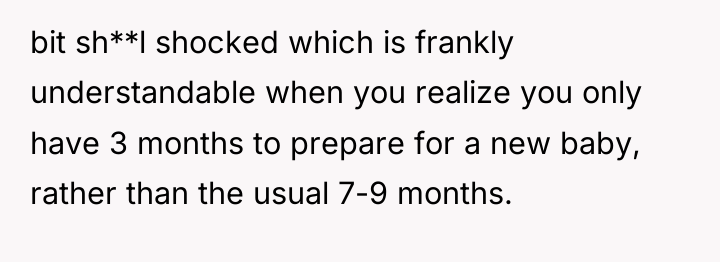 bit sh**l shocked which is frankly understandable when you realize...