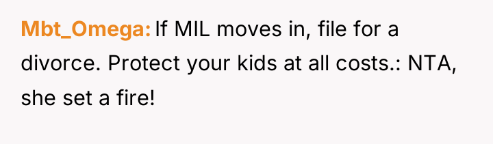 Mbt_Omega If MIL moves in, file for a divorce. Protect...