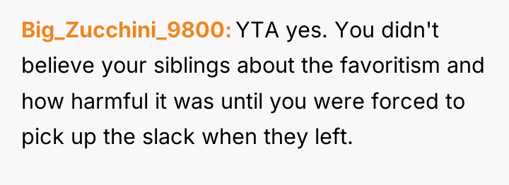 Big_Zucchini_9800 YTA yes. You didn't believe your siblings about the...