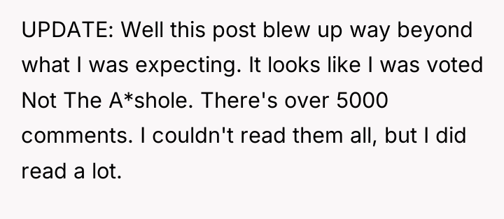 UPDATE: Well this post blew up way beyond what I...