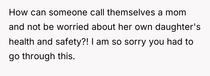 How can someone call themselves a mom and not be...