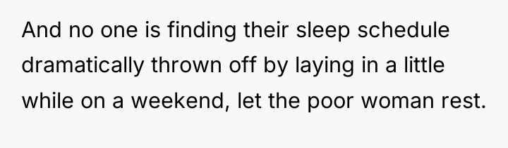 And no one is finding their sleep schedule dramatically thrown...