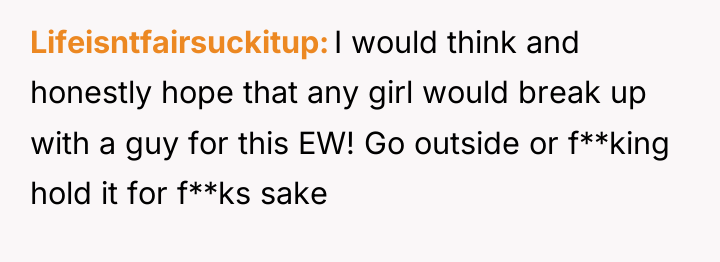 Lifeisntfairsuckitup I would think and honestly hope that any girl...