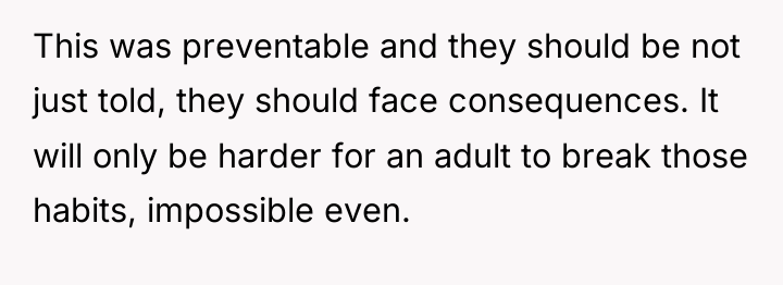 This was preventable and they should be not just told,...