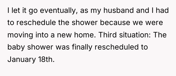 I let it go eventually, as my husband and I...