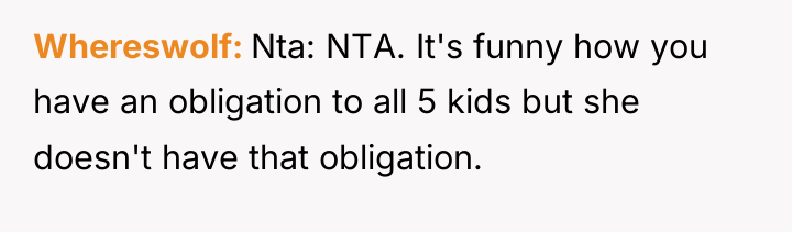 Whereswolf Nta: NTA. It's funny how you have an obligation...