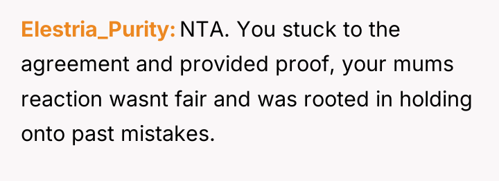 Elestria_Purity NTA. You stuck to the agreement and provided proof,...