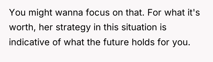 You might wanna focus on that. For what it's worth,...