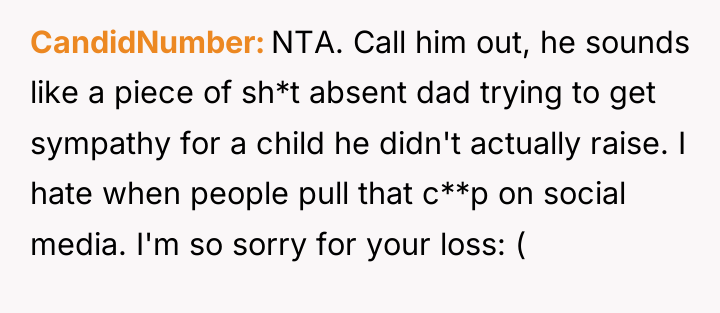 CandidNumber NTA. Call him out, he sounds like a piece...