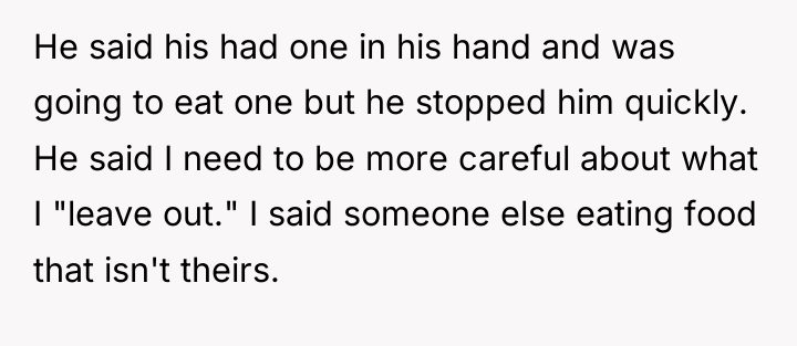 He said his had one in his hand and was...