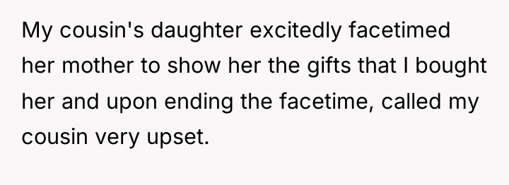My cousin's daughter excitedly facetimed her mother to show her...