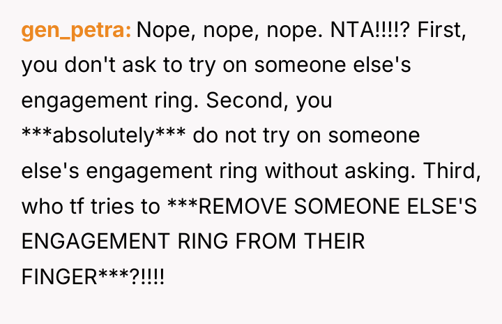 gen_petra Nope, nope, nope. NTA!!!!? First, you don't ask to...
