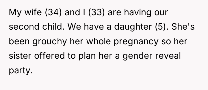 My wife (34) and I (33) are having our second...