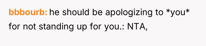 bbbourb he should be apologizing to *you* for not standing...