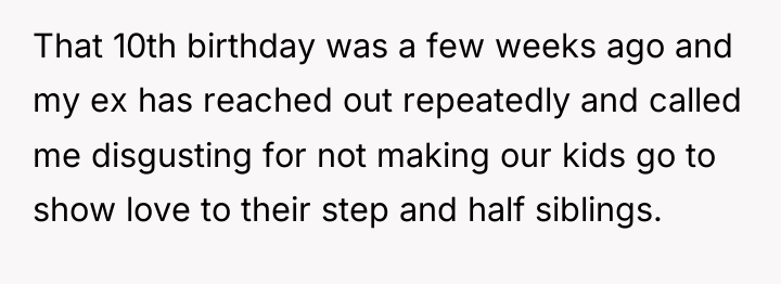 That 10th birthday was a few weeks ago and my...