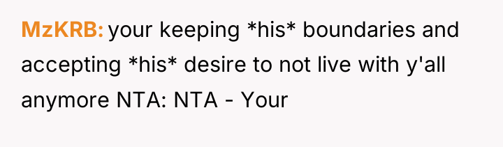 MzKRB your keeping *his* boundaries and accepting *his* desire to...