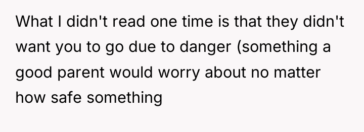 What I didn't read one time is that they didn't...