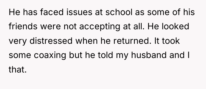 He has faced issues at school as some of his...