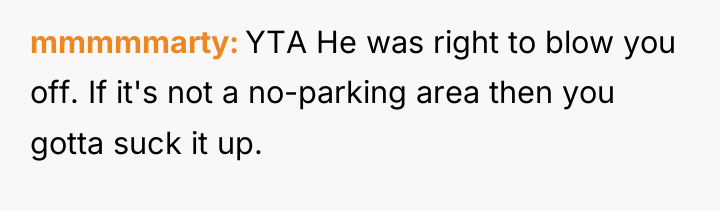 mmmmmarty YTA He was right to blow you off. If...