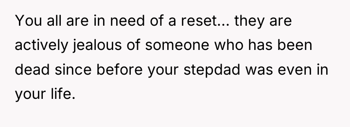 You all are in need of a reset... they are...