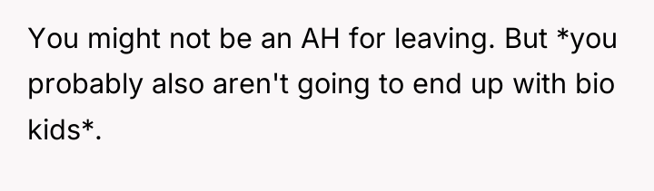 You might not be an AH for leaving. But *you...