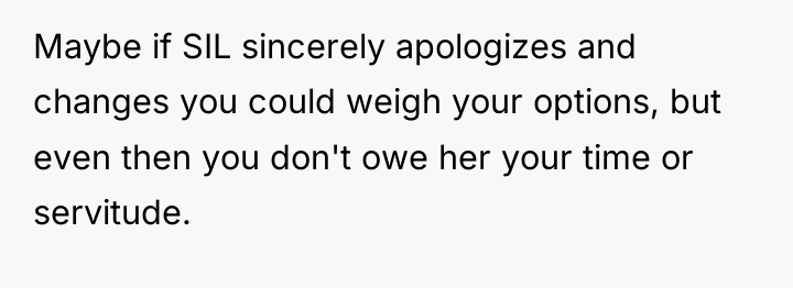 Maybe if SIL sincerely apologizes and changes you could weigh...