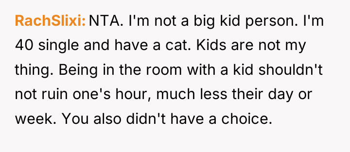 RachSlixi NTA. I'm not a big kid person. I'm 40...
