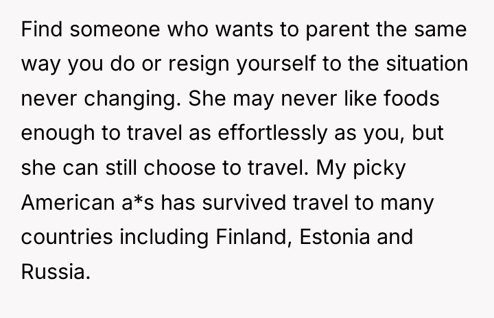 Find someone who wants to parent the same way you...