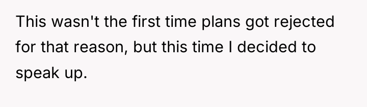 This wasn't the first time plans got rejected for that...
