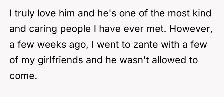 I truly love him and he's one of the most...