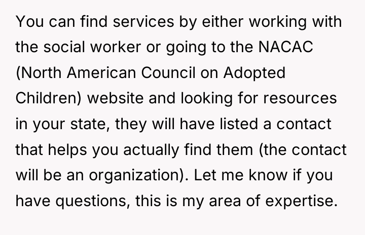 You can find services by either working with the social...
