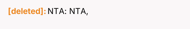 [deleted] NTA: NTA,