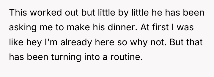 This worked out but little by little he has been...