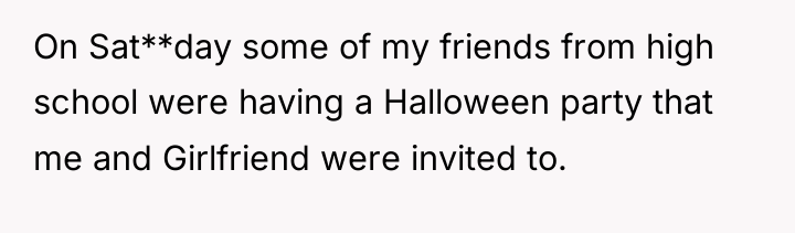 On Sat**day some of my friends from high school were...