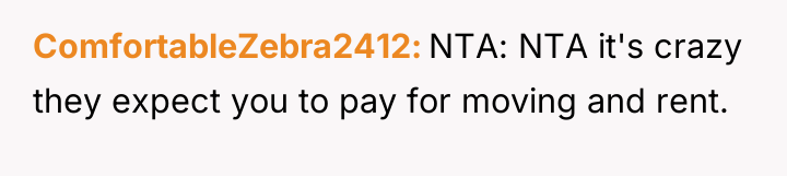 ComfortableZebra2412 NTA: NTA it's crazy they expect you to pay...