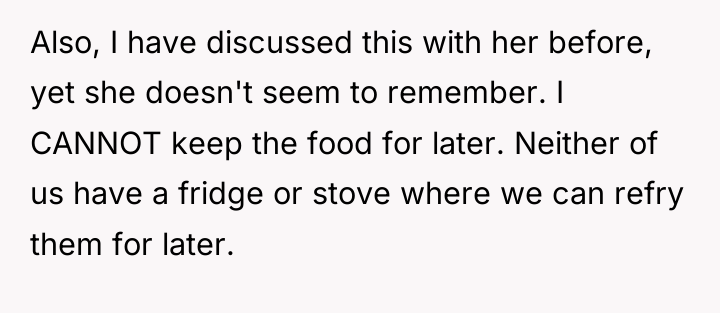 Also, I have discussed this with her before, yet she...