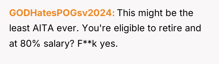 GODHatesPOGsv2024 This might be the least AITA ever. You're eligible...