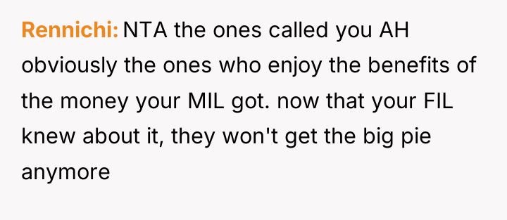 Rennichi NTA the ones called you AH obviously the ones...