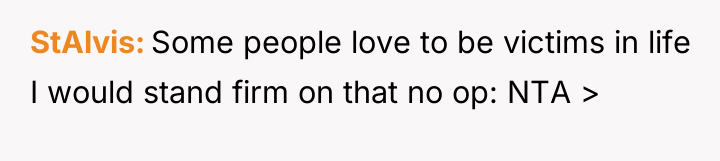StAlvis Some people love to be victims in life I...