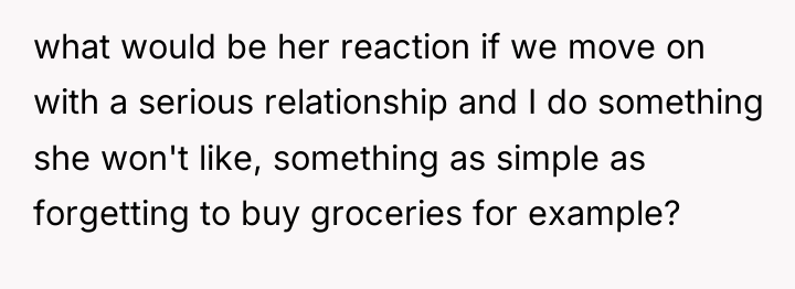 what would be her reaction if we move on with...
