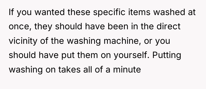 If you wanted these specific items washed at once, they...