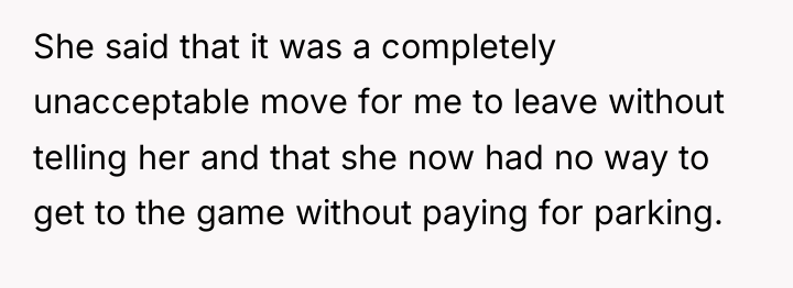She said that it was a completely unacceptable move for...