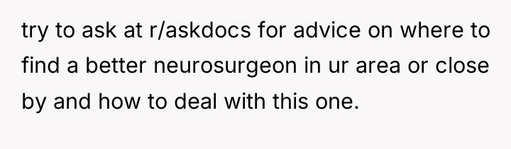 try to ask at r/askdocs for advice on where to...